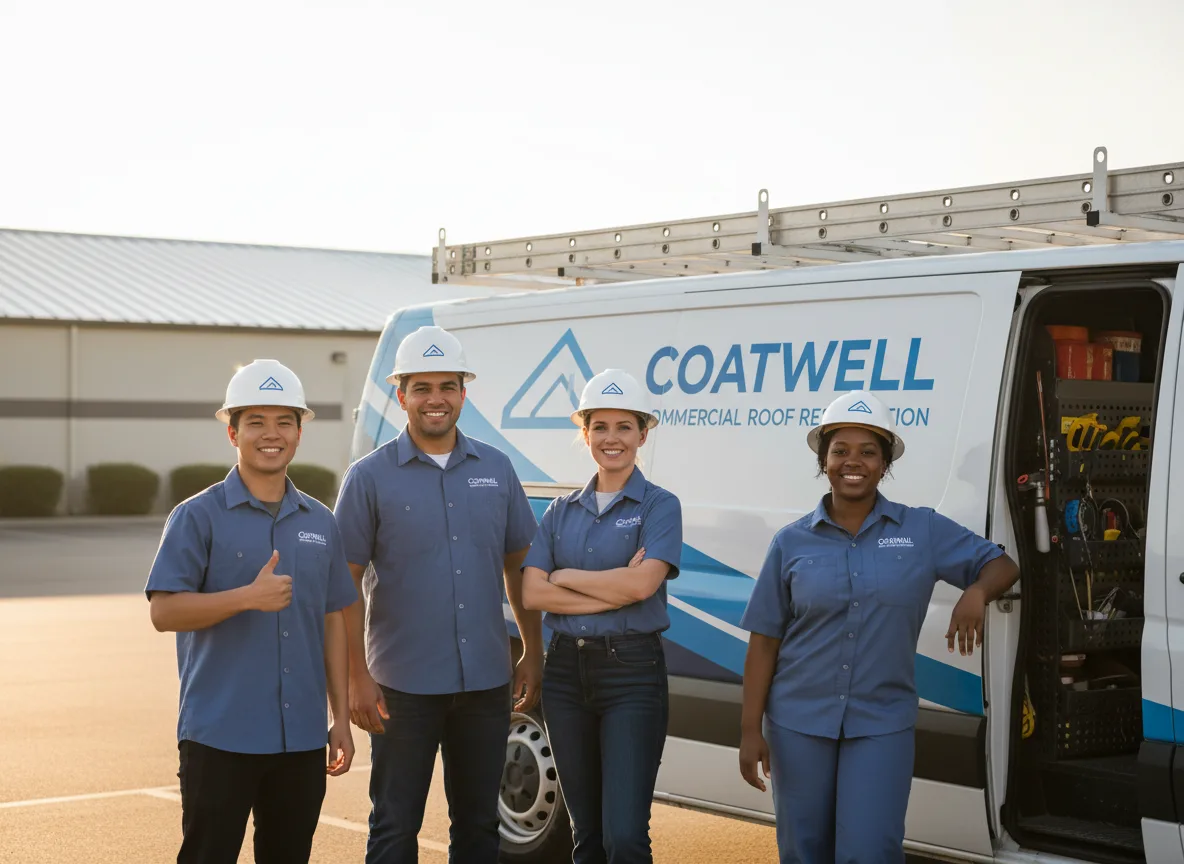 Commercial roof coating company in Lissie, TX